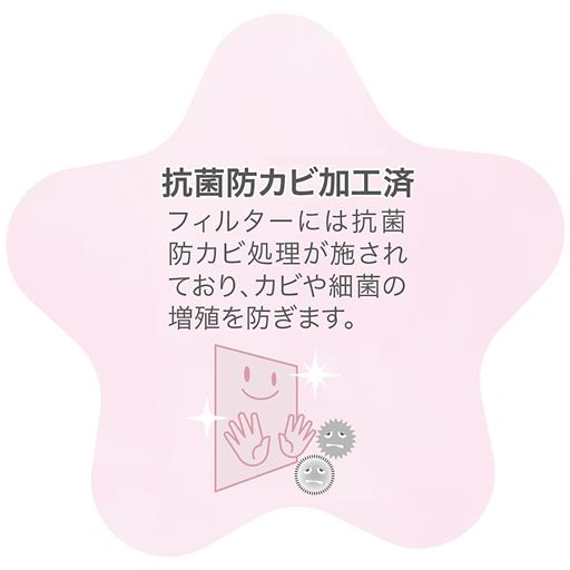 抗菌防カビ加工済