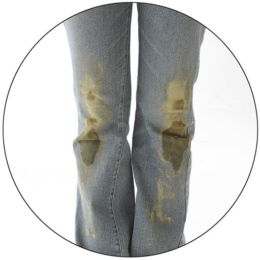 脚・ひざの汚れ防止に