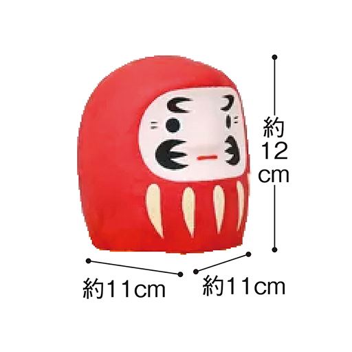 A(だるま) ※一番大きな張り子のサイズになります