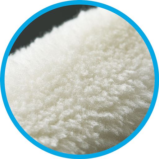 汚れ・ホコリをしっかりキャッチするふわもこ素材