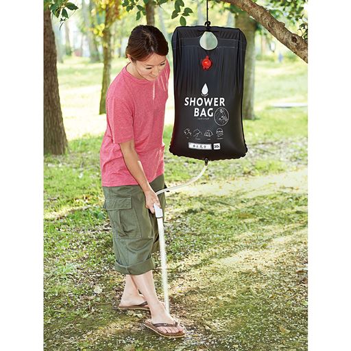 持ち運びができるポータブルシャワー