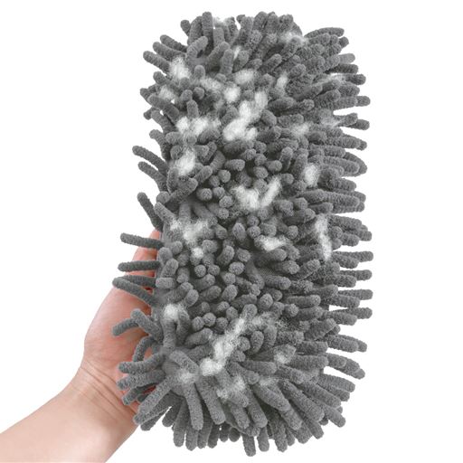 極細繊維がホコリをしっかりキャッチ。