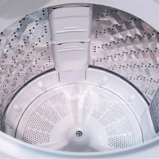 洗濯槽のお掃除の負担が軽減