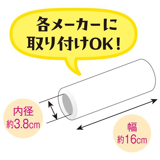 各メーカーに取り付けOK!
