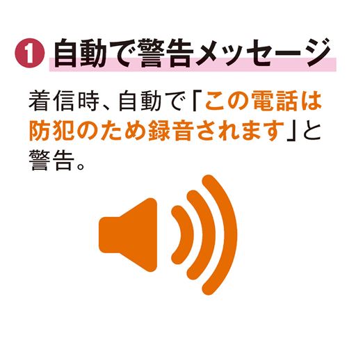 自動で警告メッセージ