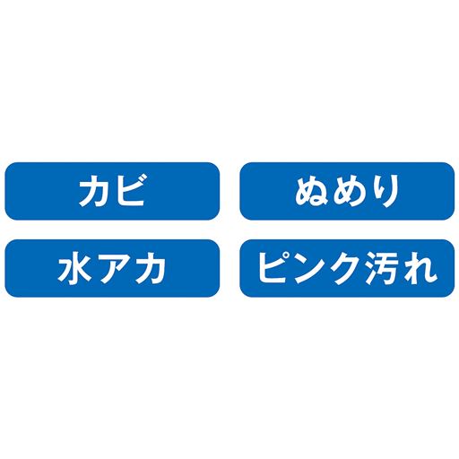 カビ ぬめり 水アカ ピンク汚れ