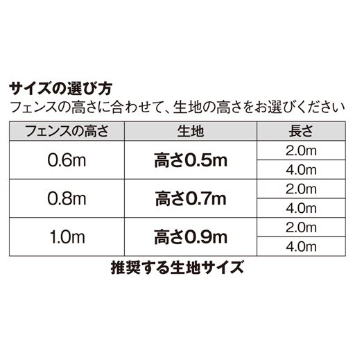 〈推奨サイズ〉サイズ豊富で選びやすい!