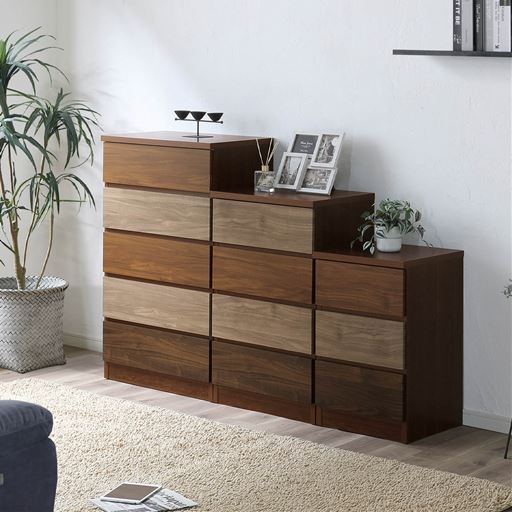 ブラウン系 高見えする天然木調