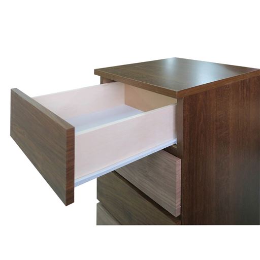 スライドレール付きで開閉がラクラク