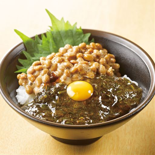 アカモク納豆ご飯