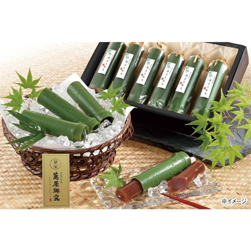 北海道産小豆を使用し、上品な甘さに仕上げた水ようかん。