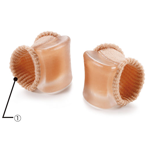 (1)クッション性の高い生地でふかふかの着け心地。