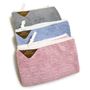(上から)ピンク・ブルー・グレー<br>C (タオルLサイズ)