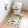 ベージュ <br>トイレマットL