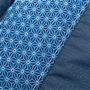 ブルー<br>シックなカラーと上品な和柄がおしゃれな印象に。