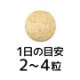 1日の目安:2～4粒