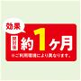 効果 開封後約1ケ月 ※季節や設置状況により多少異なります。