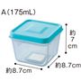 A(175mL)約8.7×8.7×7cm<br>ブルー・ピンク各1個