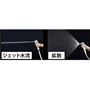 矢印の方向に回すと強まり、反対に回すと水流が拡散 レバーを矢印の方向に上げると水量が増します