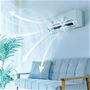 エアコンにペタッとつける、電気のいらないサーキュレーター!