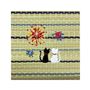 ネコの刺繍がワンポイント