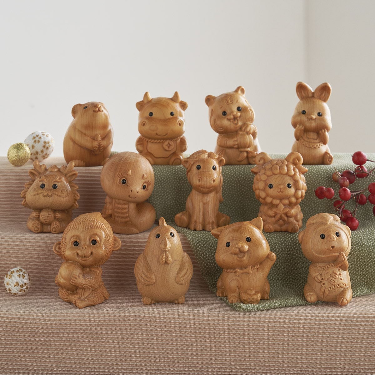 十二支の木彫り置物 - インテリアの通販ならセシール(cecile)