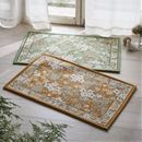 ゴブラン織り風玄関マット（リリー柄）