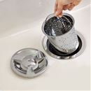 排水口ゴミ受け・カバーセット（抗菌ステンレス製）