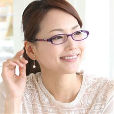 バラ柄シニアグラス