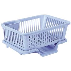 皿立て水切りかご(箸立て付き)