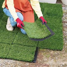 お洒落に敷くだけ雑草防止マット