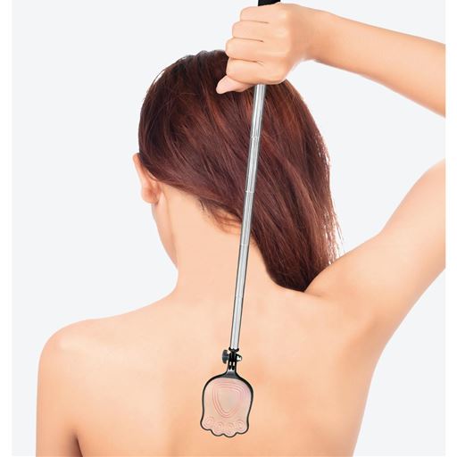 塗る、拭く、掻くができる孫の手