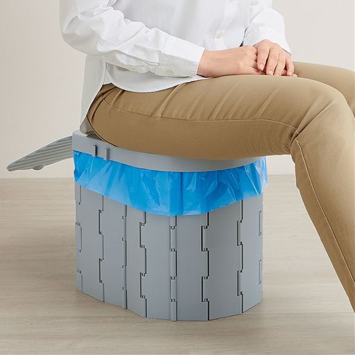 洗える緊急用組み立て式トイレ