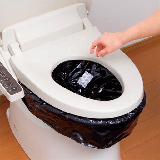 そのままポイ!緊急トイレの凝固剤