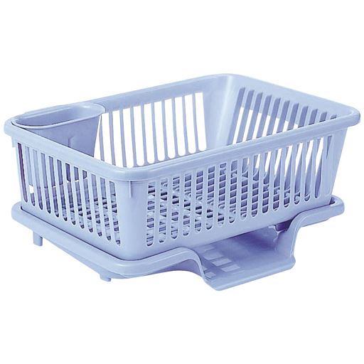 皿立て水切りかご(箸立て付き)