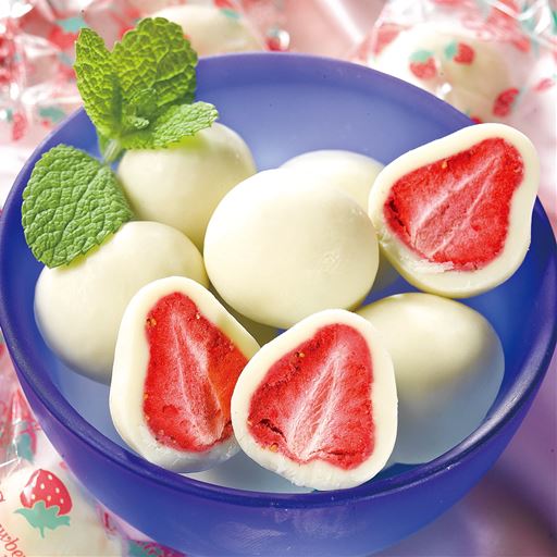 チョコ掛けいちごホワイト