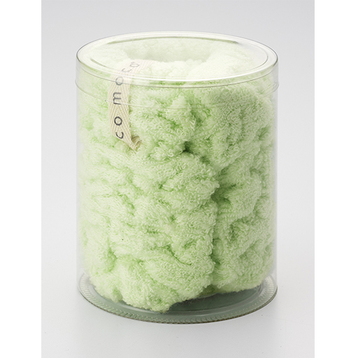 マスカットグリーン<br>円柱のパッケージ入り。