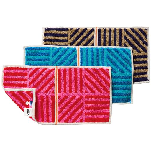 D (キカガク)<br>ポケットの中にすっきり収まる! 「Otta(オッタ)」のハーフタオルハンカチです。