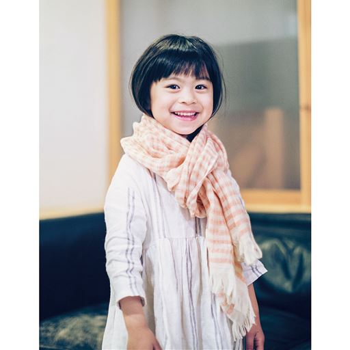 ピンク<br>上品なしなやかさとやさしい肌ざわりで、お子様にもおすすめです。