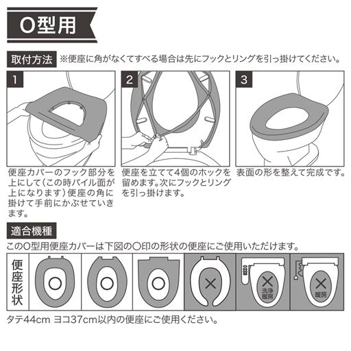 取付方法<br>O型