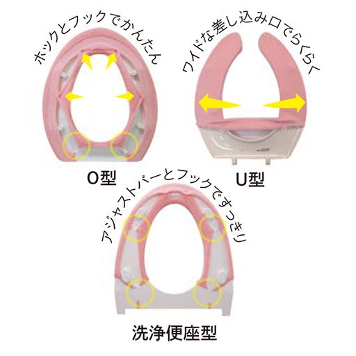 簡単に取り付けできてお手入れもラクラクです。