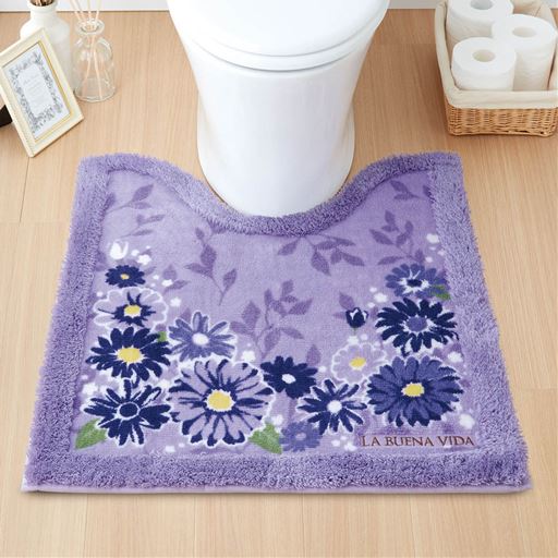 ラベンダー M (横60×縦60cm)<br>いつものトイレがパッと華やかに。