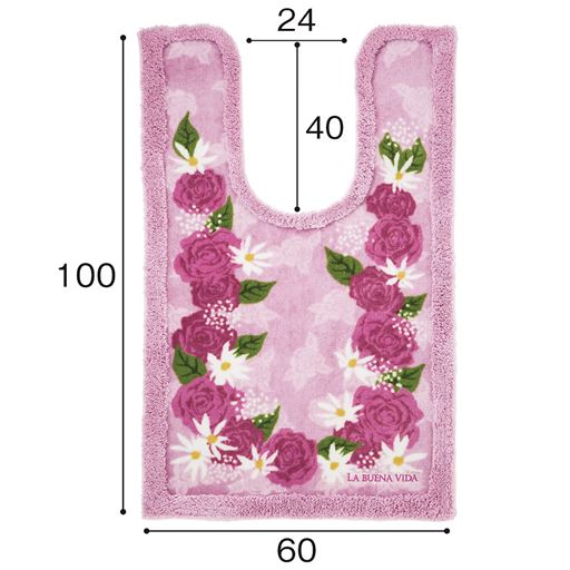 ロングL (横60×縦100cm) サイズ寸法<br>※寸法のサイズは約cmです。
