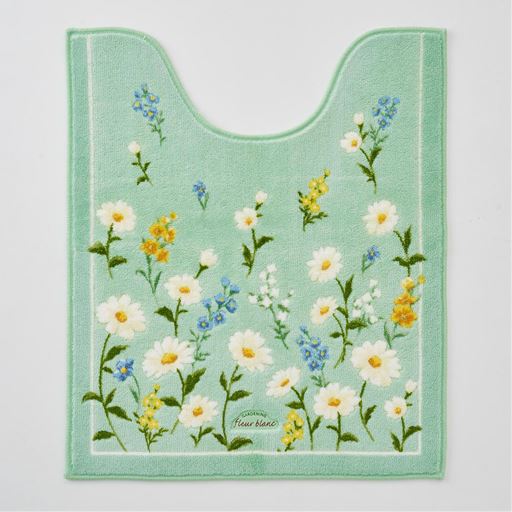 グリーン系 トイレマットL