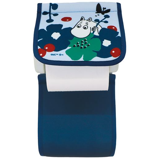 ブルー系 (ムーミン) ペーパーホルダーカバー