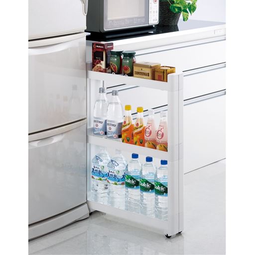 A (奥行き45cm)<br>ちょっとした隙間にたっぷり収納!