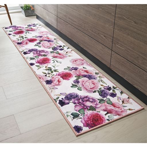 ピンク系(フラワー) 横180×縦45cm