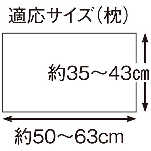 適応サイズ(枕)