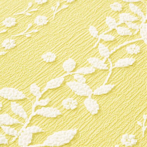 D (小花柄/イエロー)<br>生地拡大