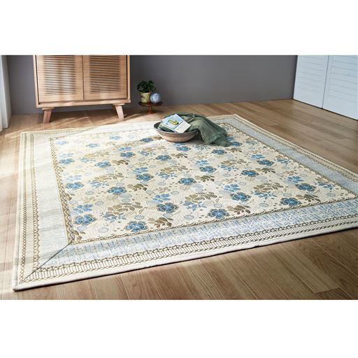 ブルー<br>横185×縦185cm